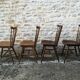 Mismatched bistro chairs