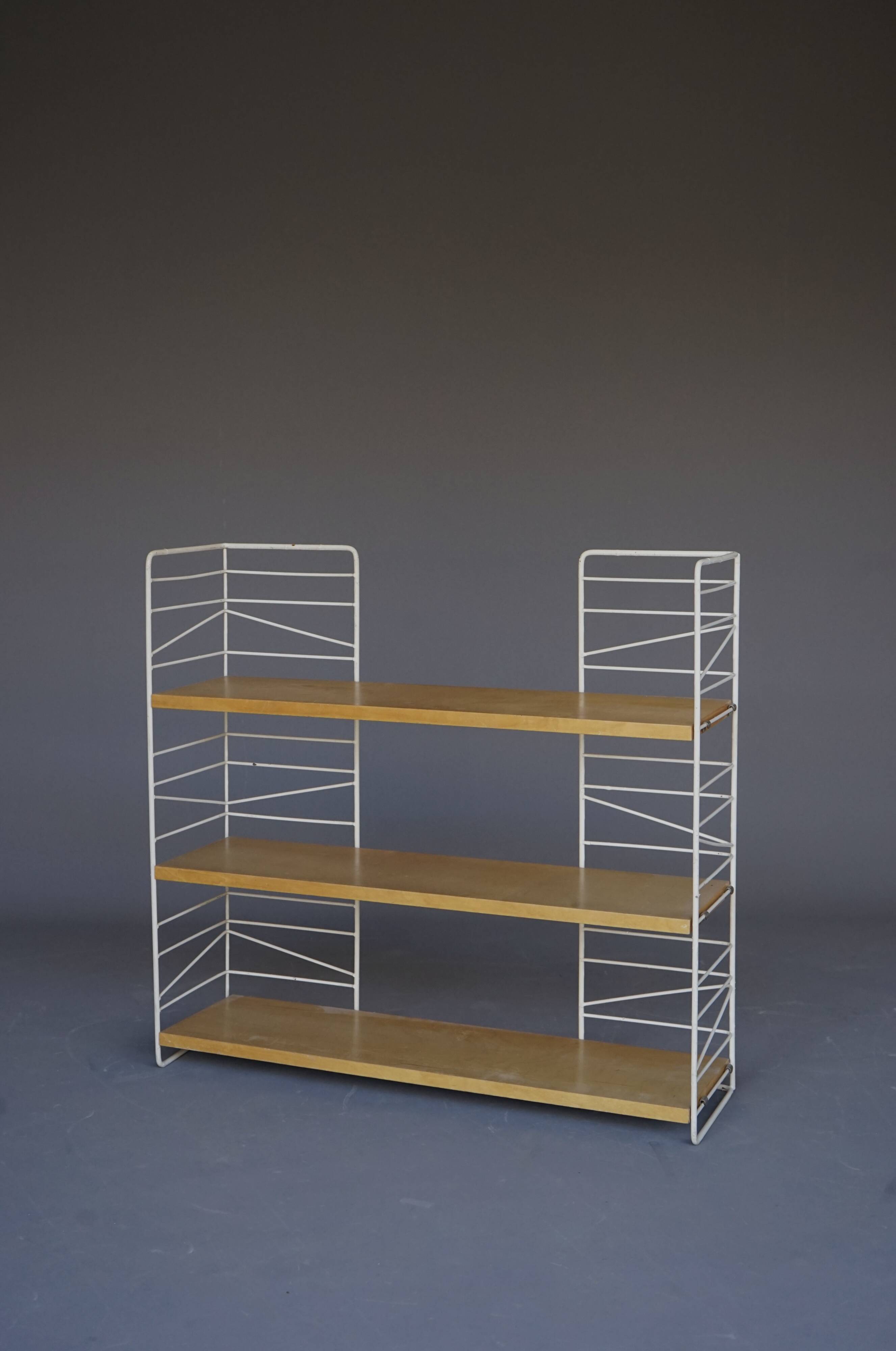 Bibliothèque suédoise à étagères par Kasje & Nils Nisse Strinning pour String, années 1950