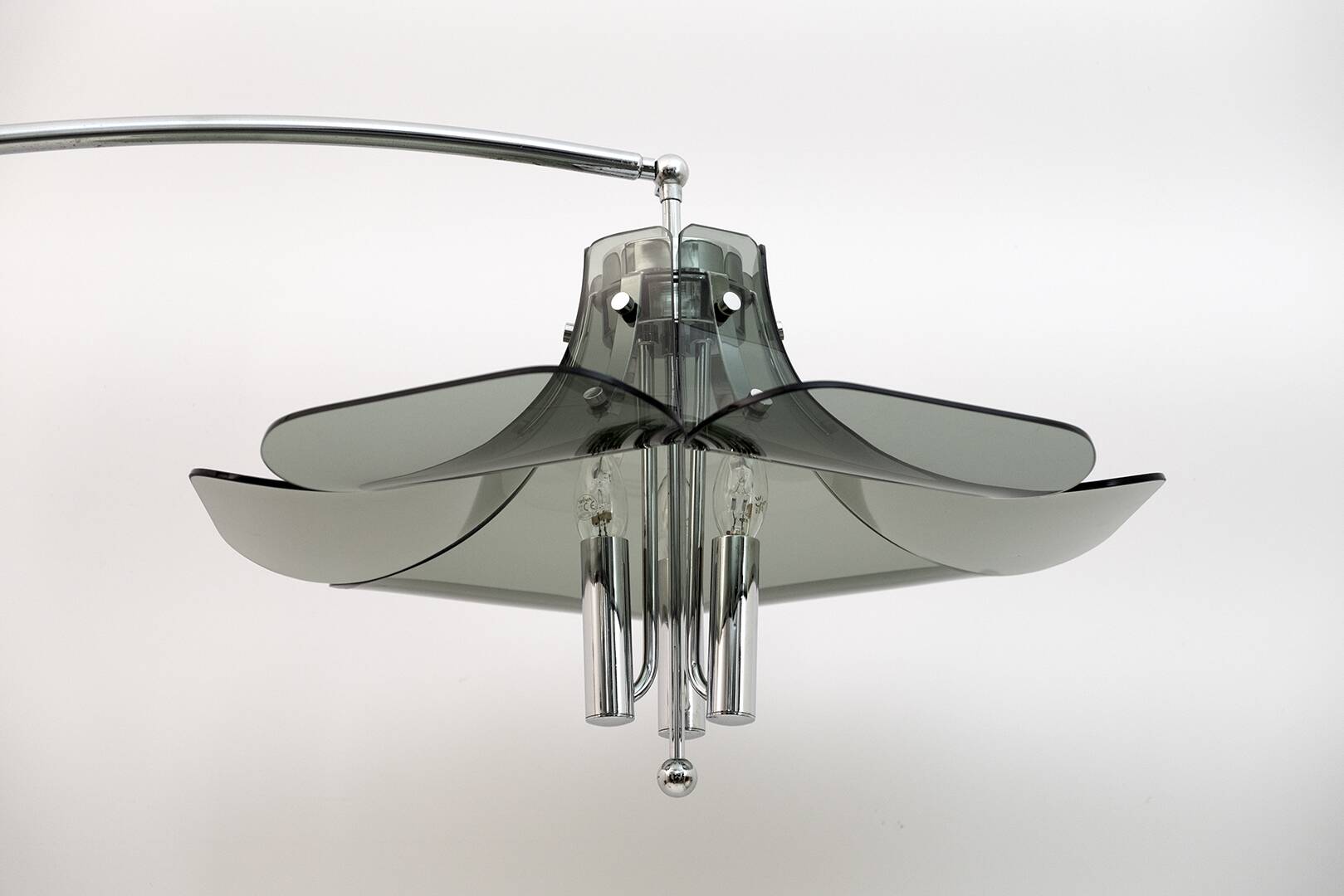 Fontana Arte Vintage Italian Arc Floor Lamp, 1970s