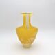 Vase Amphore Murano Scavo Jaune Safran Taillé  Cenedese