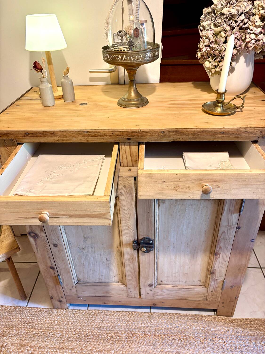 Buffet parisien bois brut