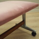 Pink footrest, Danish design, 1960s, production: Denmark