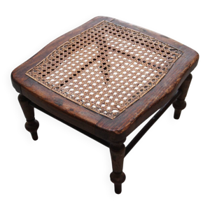 repose-pieds ancien bois