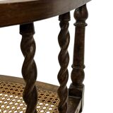 Antique Barley Twist, Rattan Seated Captains Chair easy chair Classic