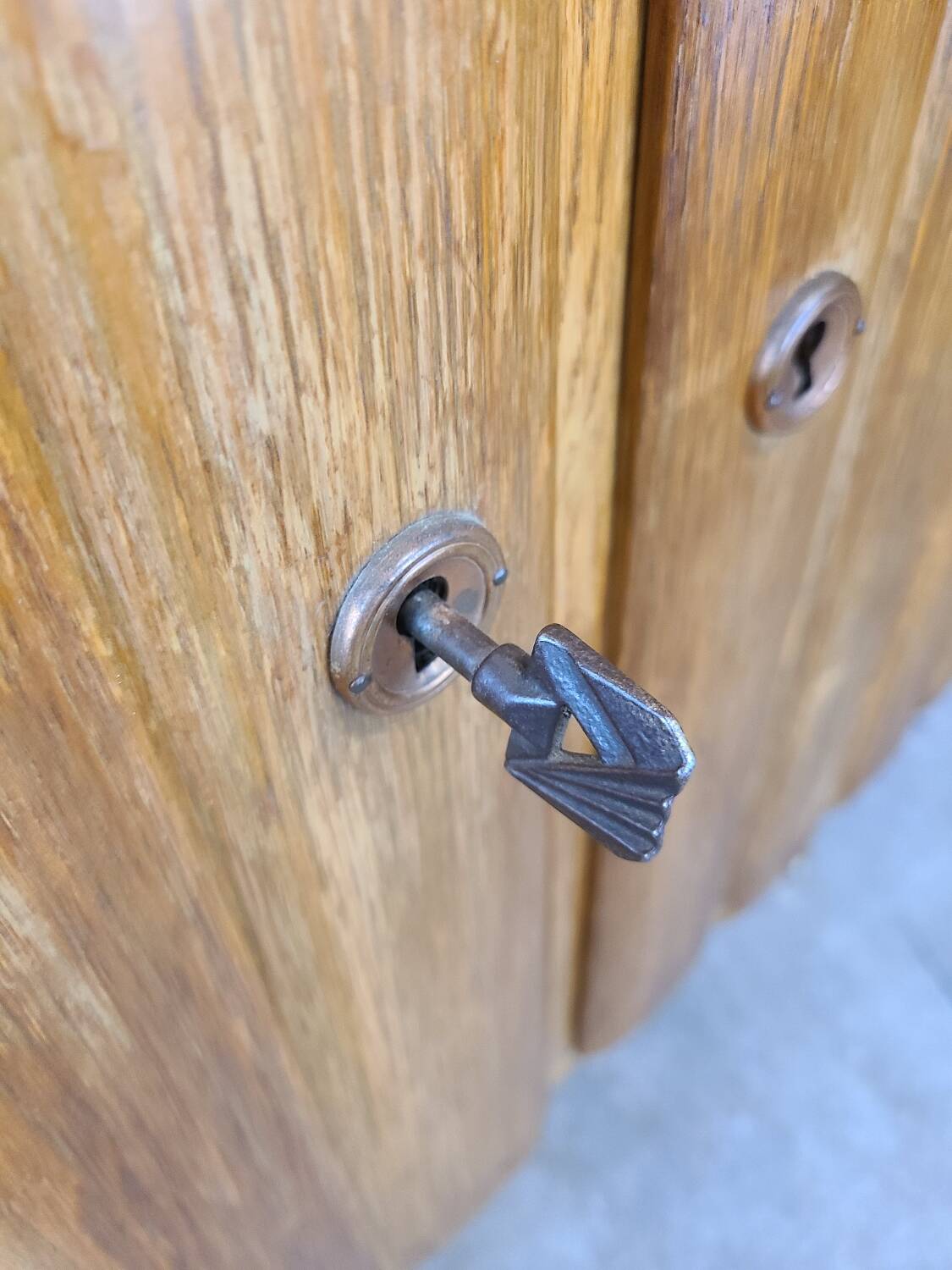 End table, vintage art deco bedside
