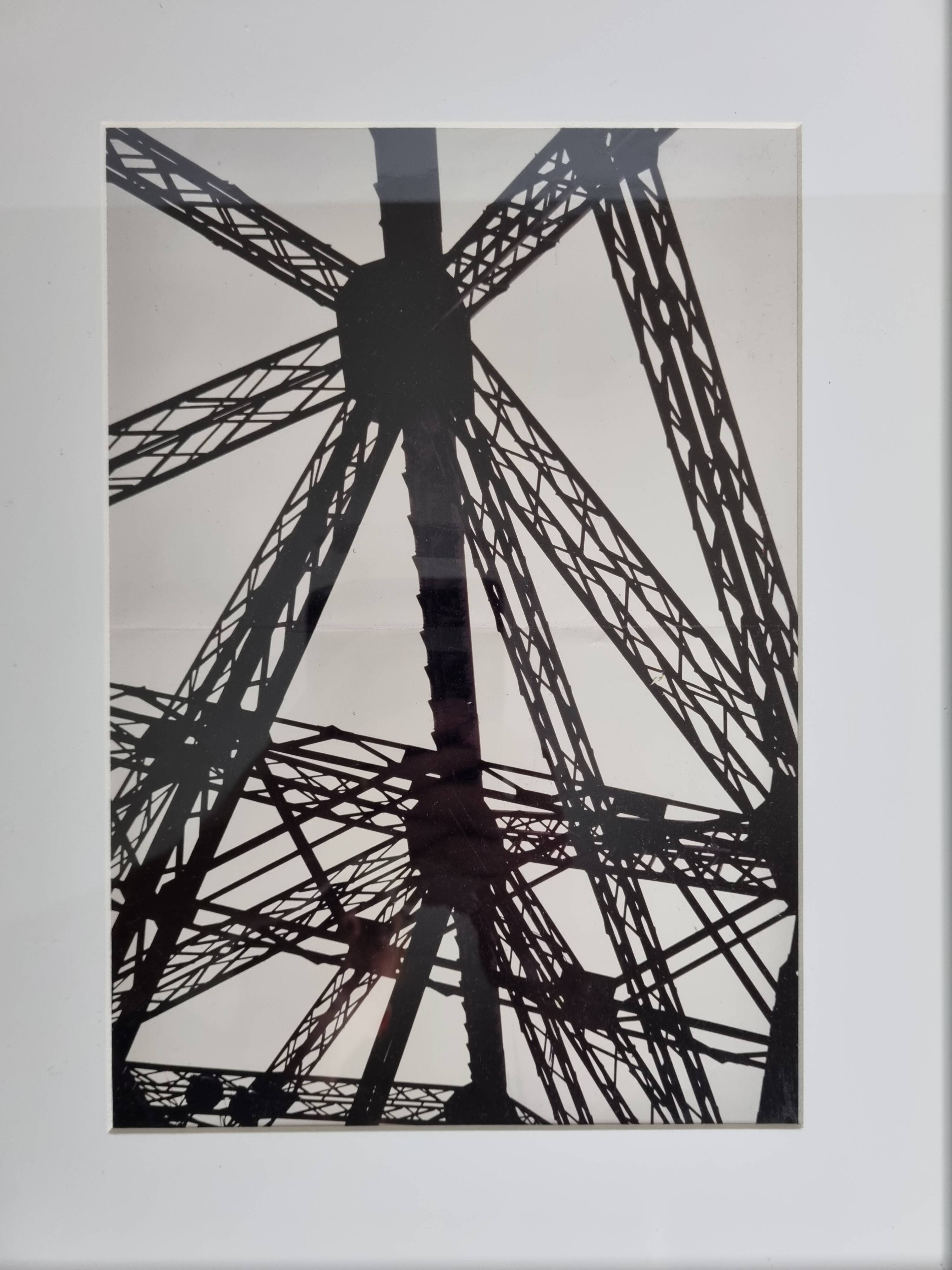 Vintage Black and White Photograph from the 70s/80s, Industrial Design, framed 32 cm x 42 cm