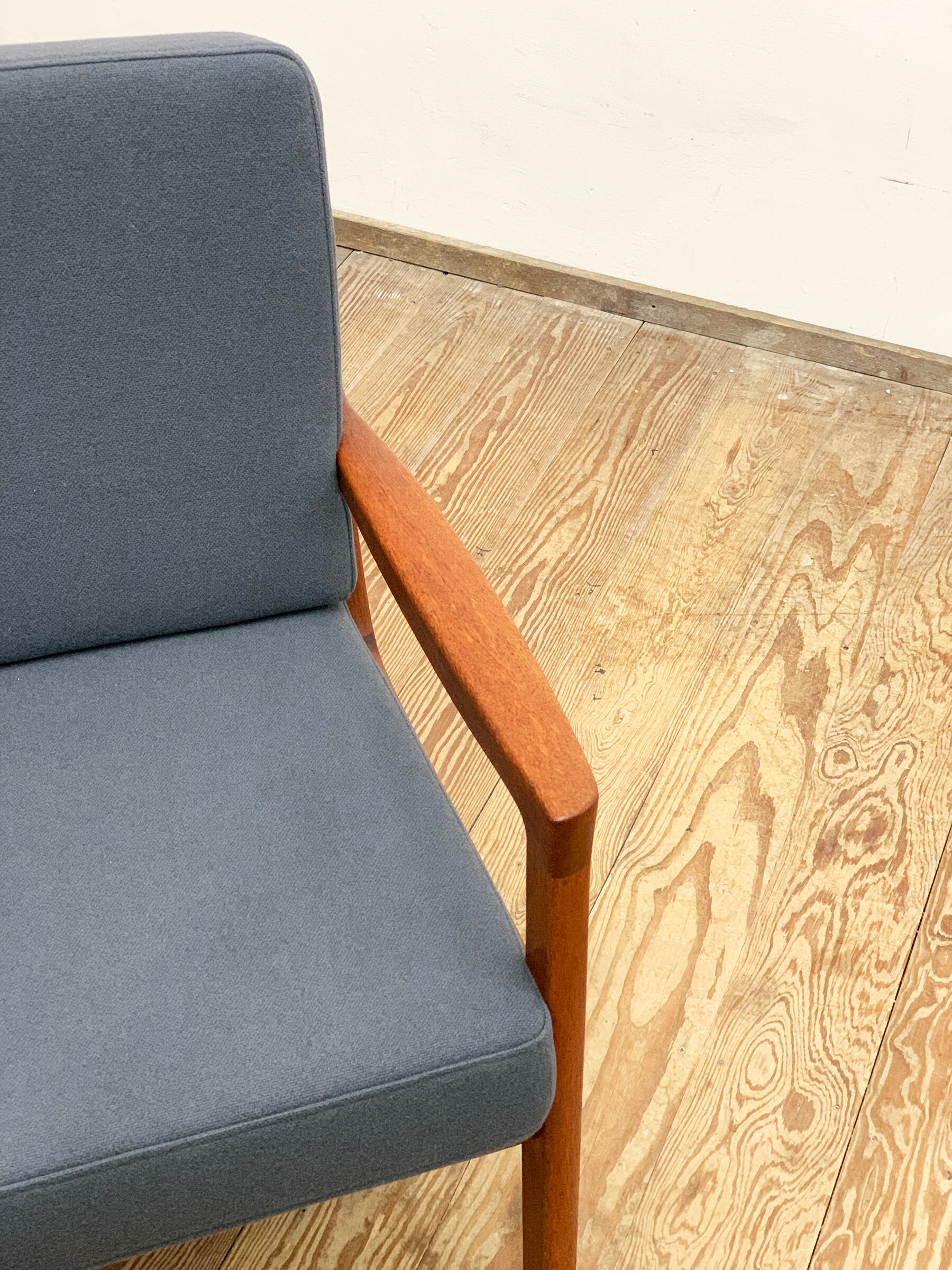 Teak armchair or easy chair by Ole Wanscher for France & Son, Mid Century Modern Danish Design, 1950er