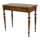 Late 19th Century Game Table with Hidden Drawer, 1890s
