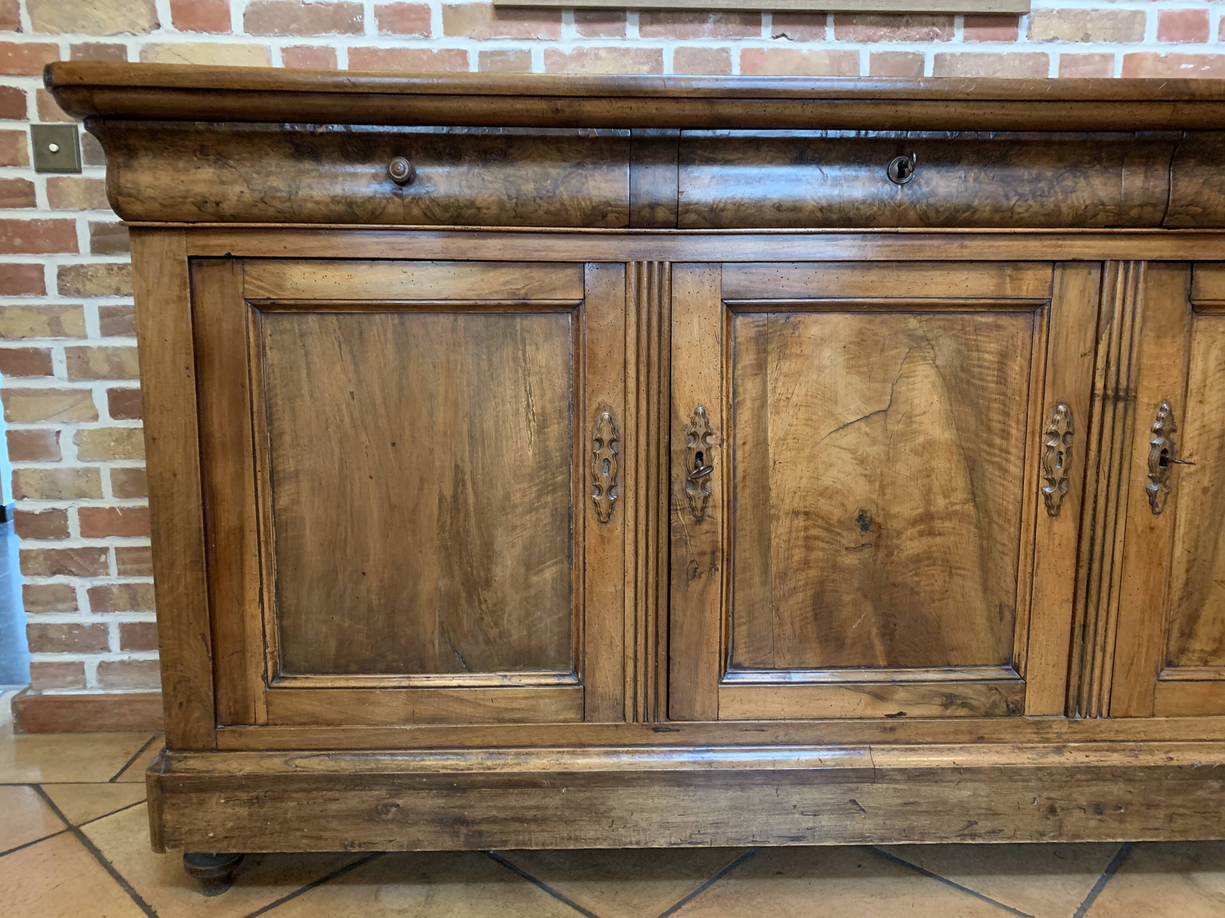 Louis Philippe buffet in solid wood