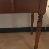 Table écritoire avec tiroir en merisier