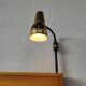 Vintage Scandinavian bed and lamp signed NK 1959