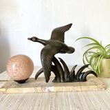 Large Art Deco bird lamp, H27 cm