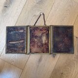 Triptych barber mirror