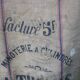 Burlap sack flour from Minoterie Thomas Bretagne France