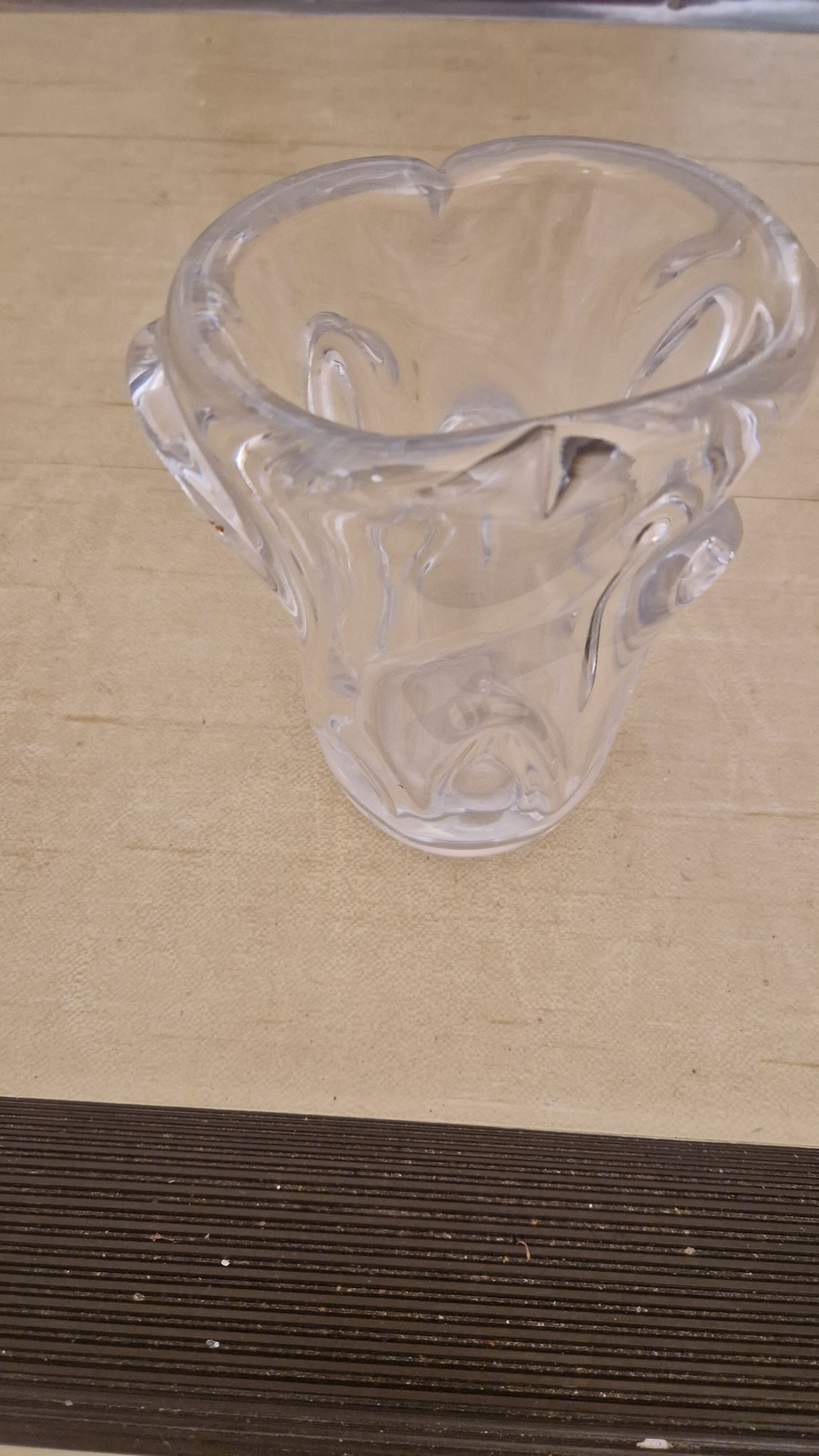 Crystal vase