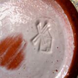 Vase enamelled sandstone