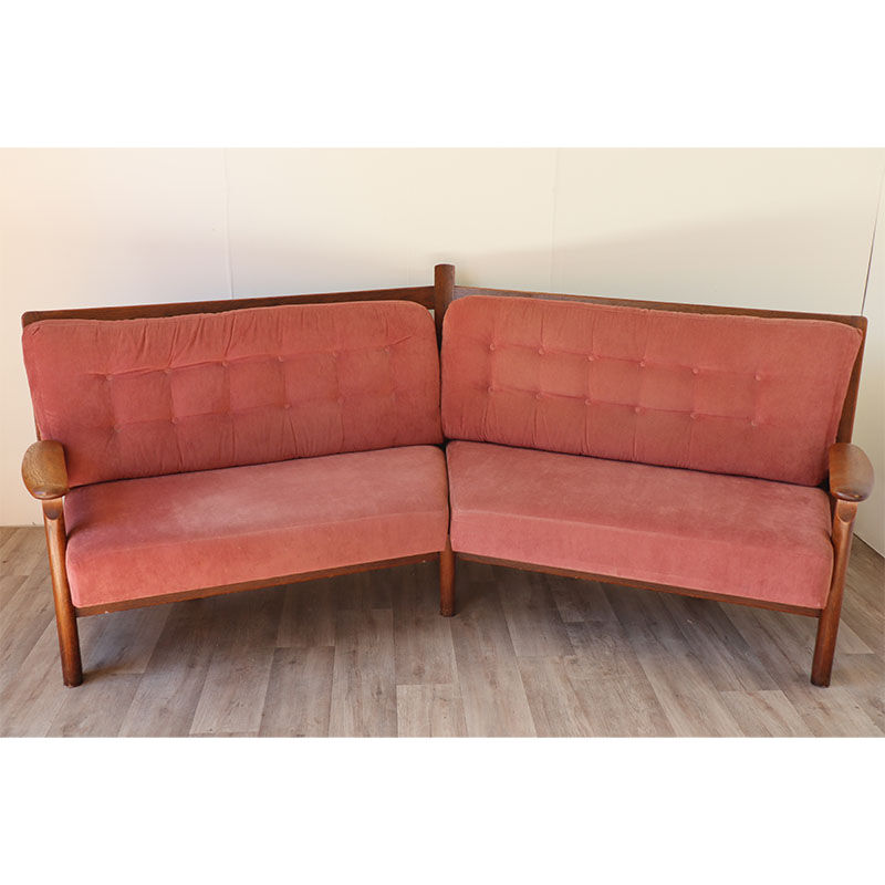 Sofa "Mathilde" by Guillerme and Chambron for Your House circa 1960