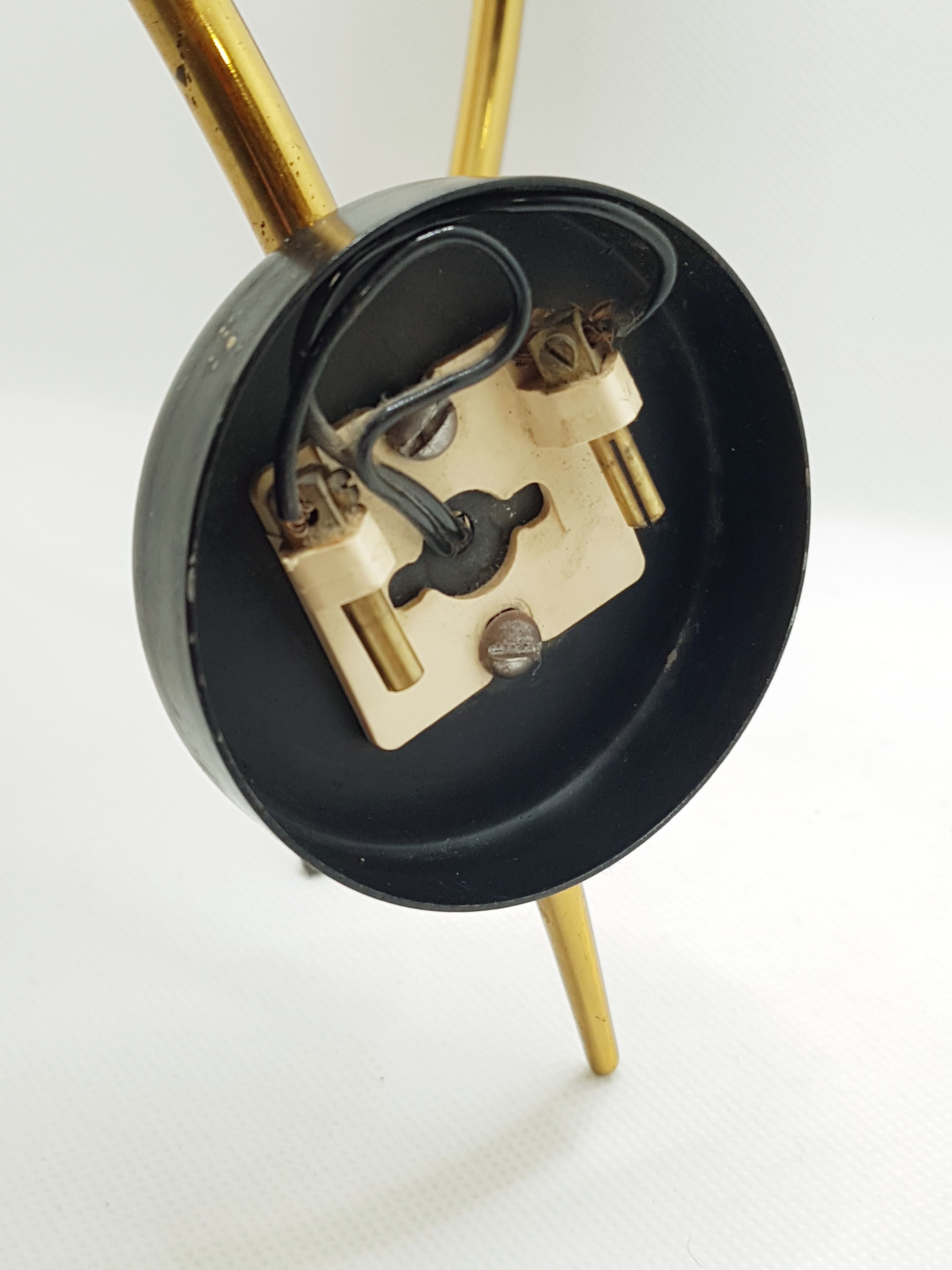 Pair of mid-century wall lamps