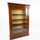 Late 19th century mahogany shop display cabinet.