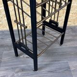 Magazine rack from Wiener Werkstätte Austria made of mahogany & brass around 1900
