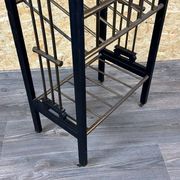 Magazine rack from Wiener Werkstätte Austria made of mahogany & brass around 1900