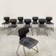 Vintage Pagwood stacking chairs Flötotto 1960