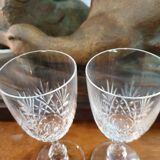 12 crystal stemware St. Louis model Massenet for water or wine