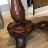 English mahogany console
