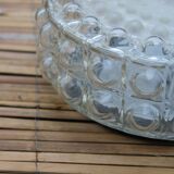 Moulded glass ceiling light