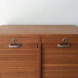 Double curtain binder