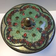 Vintage Tin Container Made in Holland 1950 Biscuit Box Candy Box