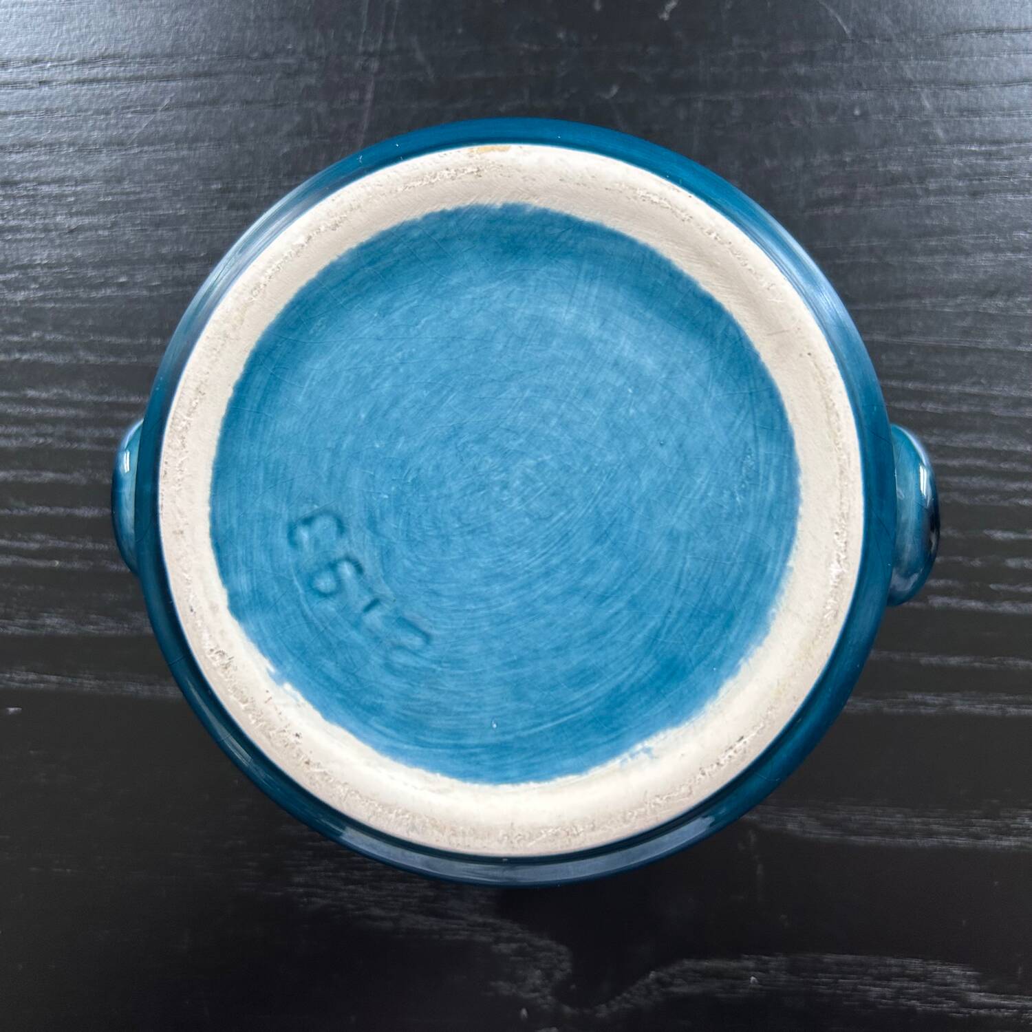 Sucrier bleu nuit