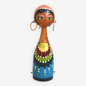 Ethnic wooden doll
