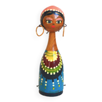 Ethnic wooden doll