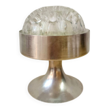 Silver-plated flower pick, space age, 1970s.