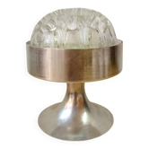 Silver-plated flower pick, space age, 1970s.