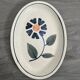 Longchamp blue thistle dish