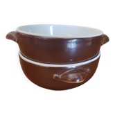 Lot de 2 bols Apilco vintage