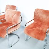 Set of 6 armchairs by Guido Faleschini, 1970s, Mariani Italia, publisher