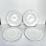 4 dessert plates Haviland