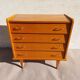 vintage commode with tapered legs