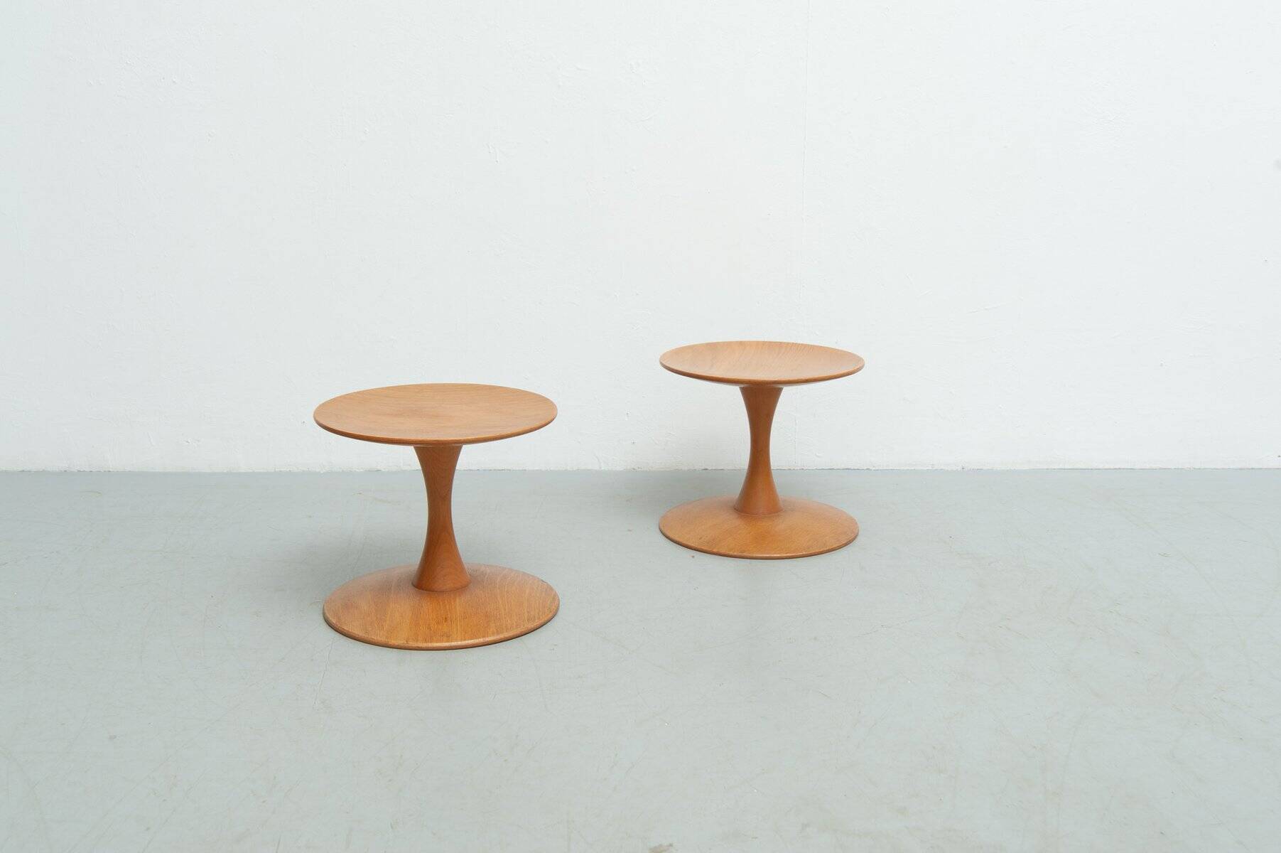 Set of 2x stools by Nanna Ditzel for Kolds Sawmill, 1960s