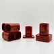 Brick Red Sakura Tea Service by Makio Hasuike for Franco Pozzi