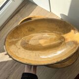 Old Alsatian terracotta casserole dish