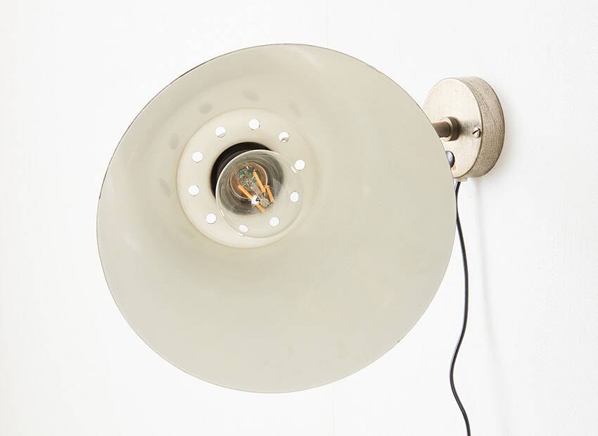 H. Fillekes Rare Wall Lamp Model WL3 for Artiforte 1950s