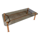 Table basse vintage cuivree 1950