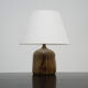 Lampe en grès La Borne circa 1970 signée