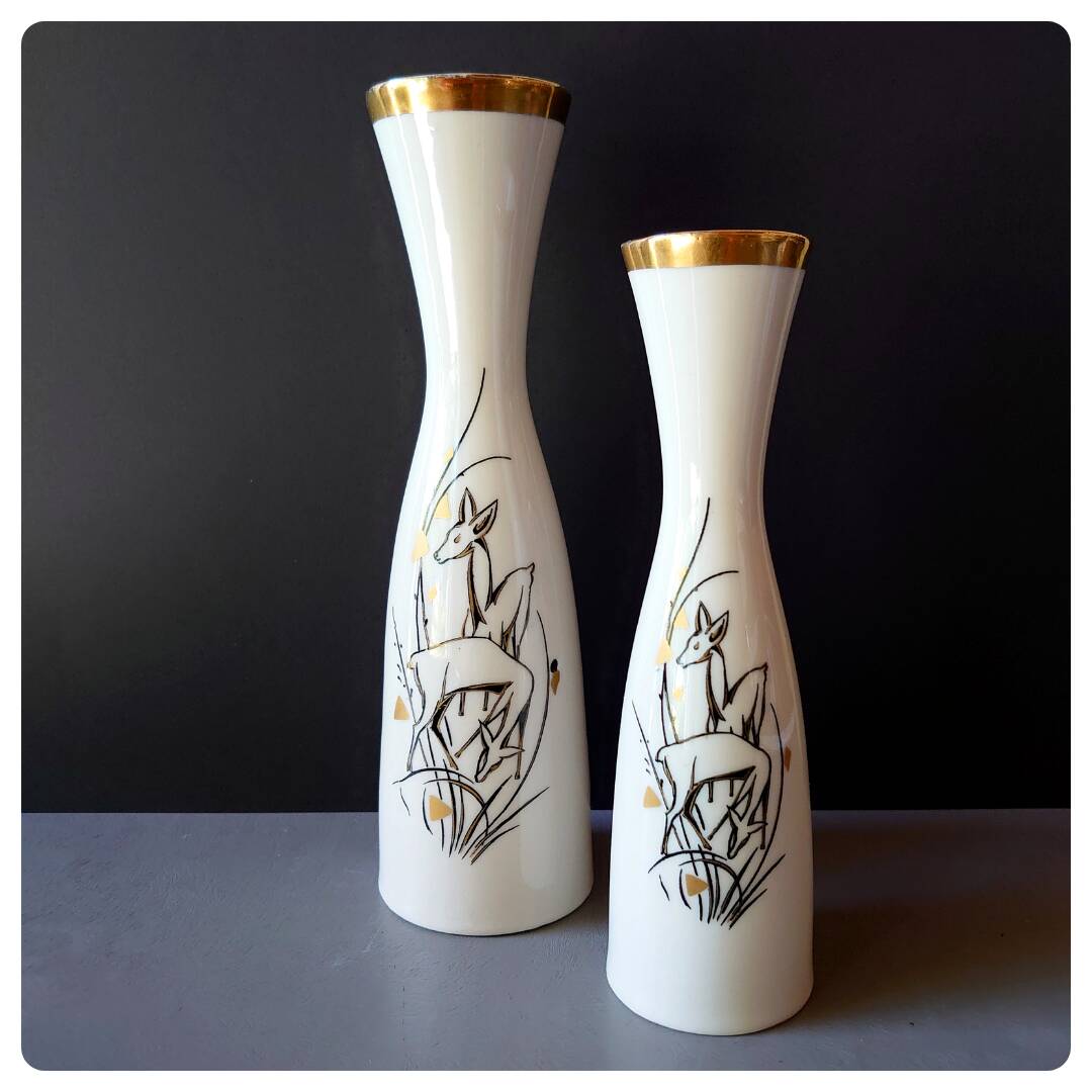 Service vintage Porzellanmalerei Leni Parbus Oberkotzau