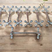 12 WMF silver-plated knife holders, boules model, in a box