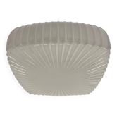 Lampe de plafond en verre de style mid-century / lampe murale, années 1970 - Tchécoslovaquie